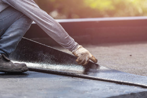 Professional Basement Waterproofing technician working in Poolesville, MD